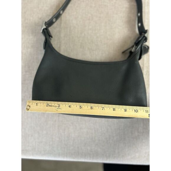 Vintage Coach Small Legacy 9059 Hobo Shoulder Bag Gray/Nickle Rare Y2K Baguette - Picture 10 of 14